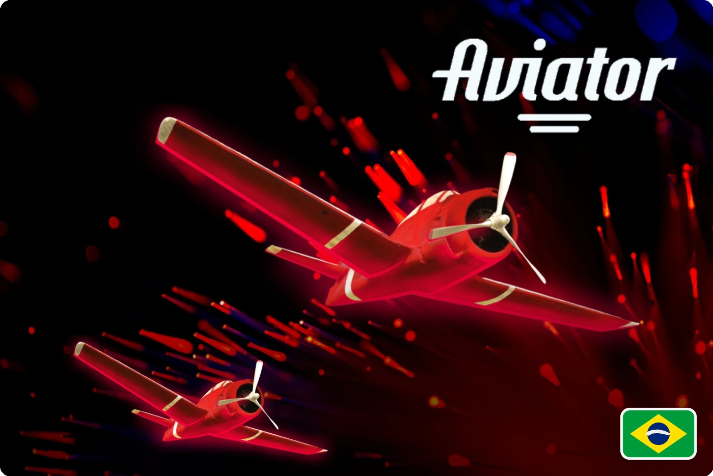 Banner vermelho do Aviator com avião em movimento para ilustrar ritmo e estratégia